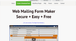 Desktop Screenshot of formmail-maker.com